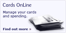 Cards OnLine. Manage your cards and spending. Find out more.